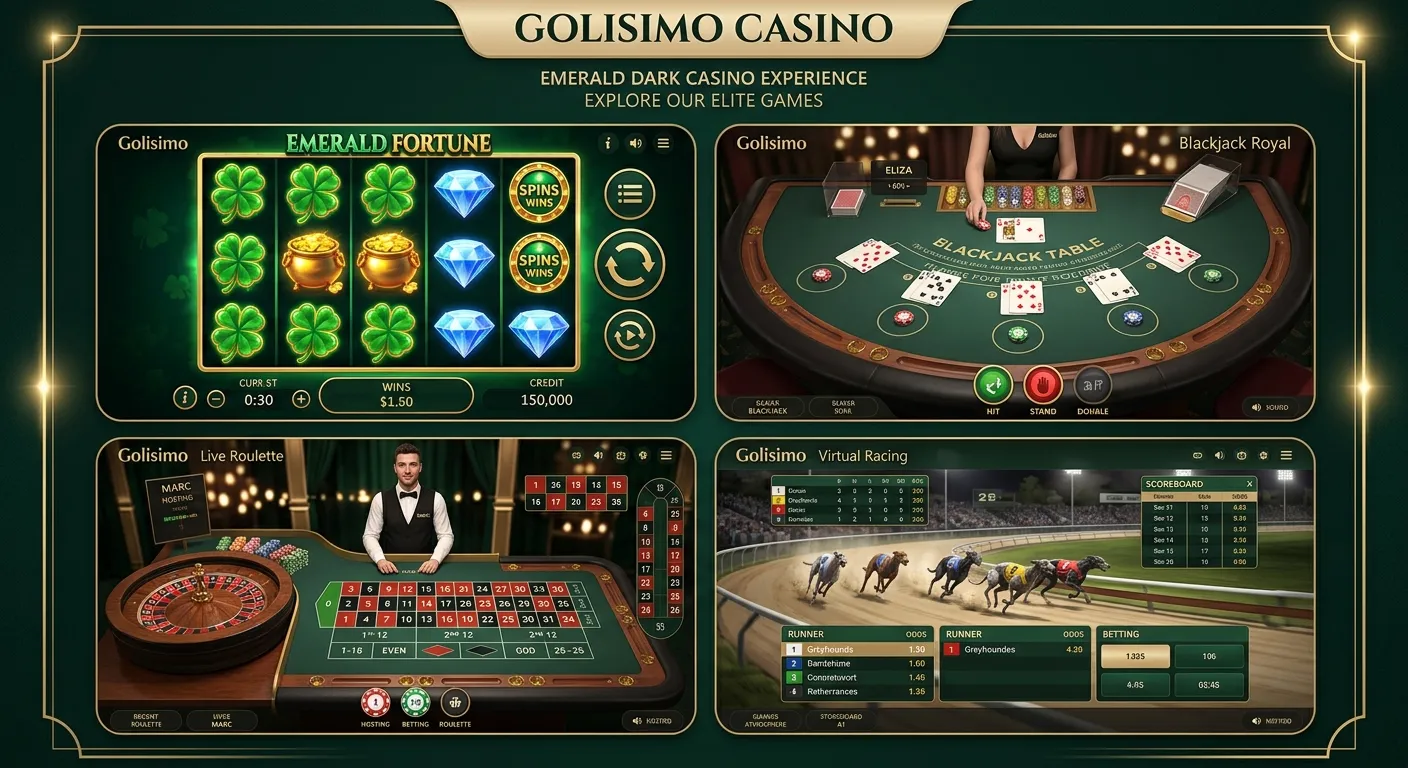 Kategorie gier w Golisimo Casino